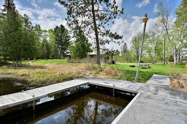 43240 County Highway D, Cable, WI 54821 - dock area featuring a yard