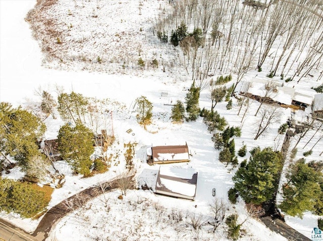 43240 County Highway D, Cable, WI 54821 - view of snowy aerial view
