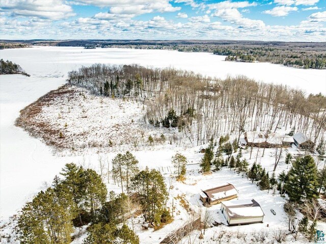 43240 County Highway D, Cable, WI 54821 - view of snowy aerial view