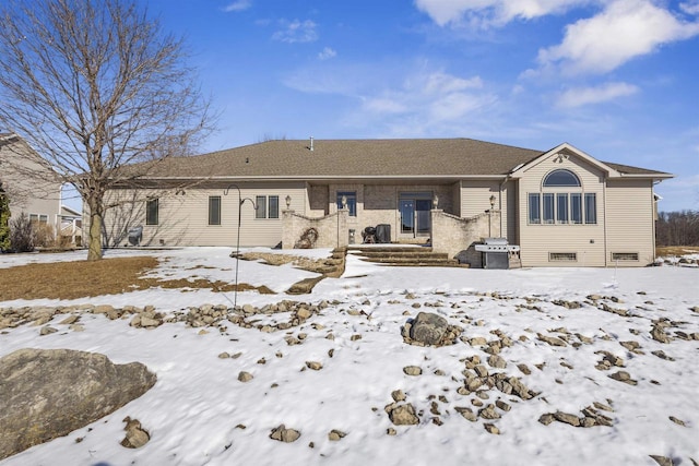 view of ranch-style home