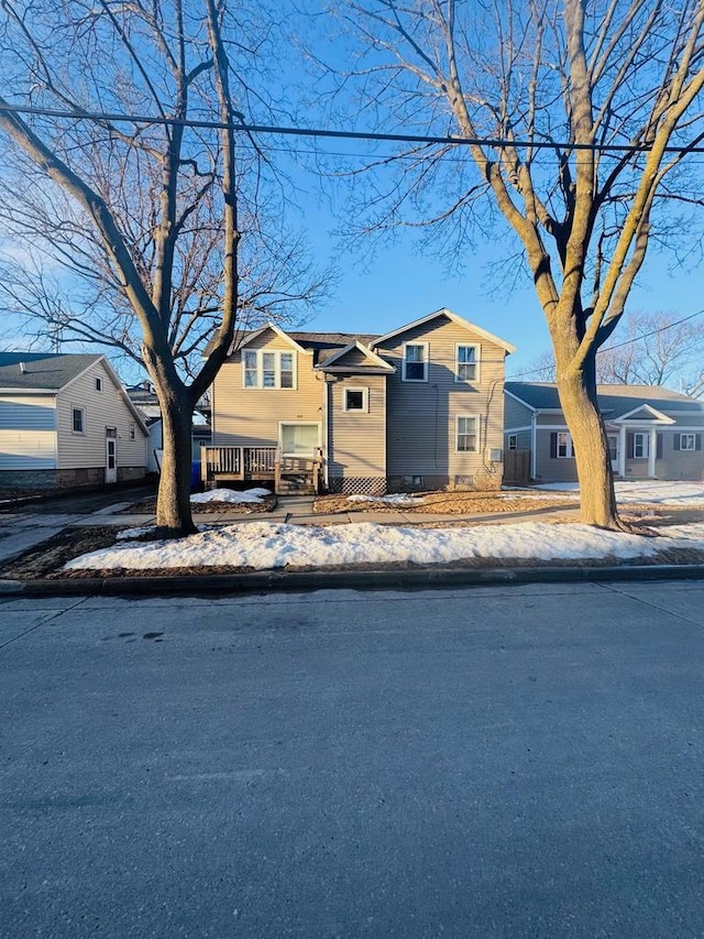 view of front of house featuring a residential view