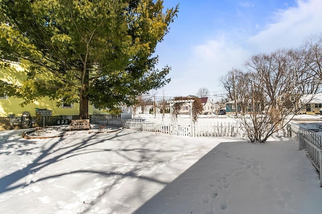 355 W Mill St, Columbus, WI 53925 - view of yard covered in snow