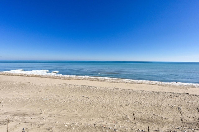 water view featuring a view of the beach