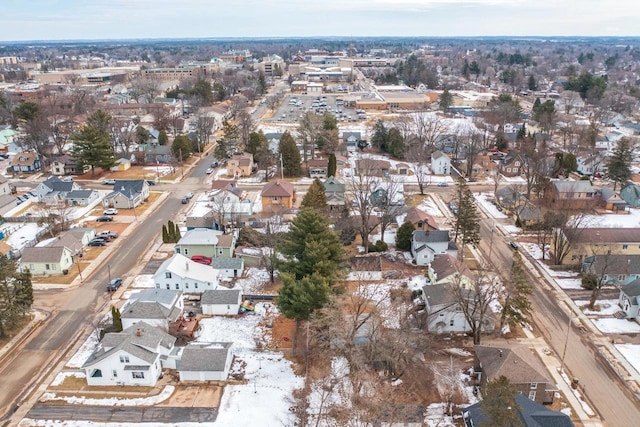 bird's eye view featuring a residential view