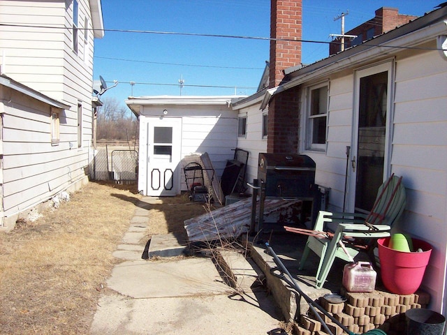 1002 Adams St, Portage, WI 53901 - view of patio / terrace with area for grilling