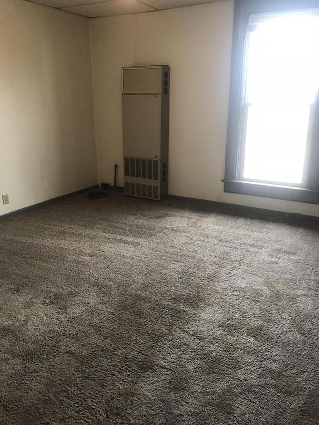 unfurnished room with carpet flooring