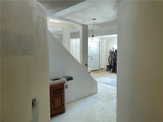 155 Zach St, Glidden, WI 54527 - hall featuring concrete floors
