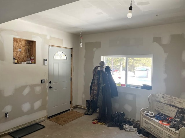 155 Zach St, Glidden, WI 54527 - entrance foyer featuring concrete floors
