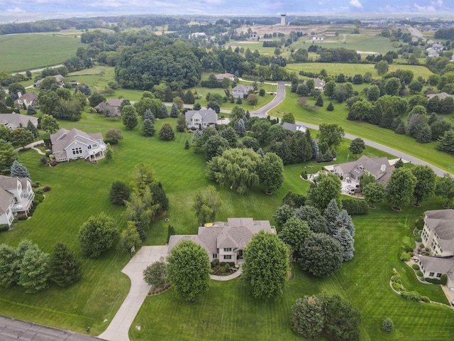 drone / aerial view featuring a residential view