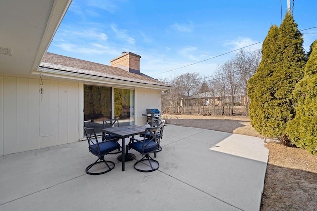 view of patio / terrace with outdoor dining area