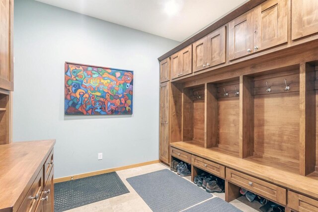 N8111 Castaway Dr, New Lisbon, WI 53950 - mudroom with baseboards