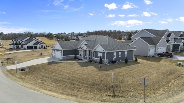 bird's eye view featuring a residential view