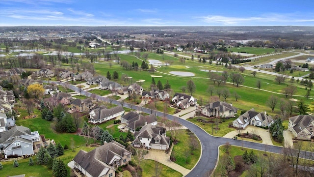 bird's eye view featuring a residential view