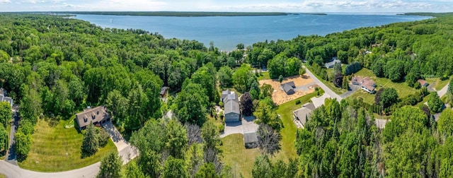 6172 S Shoreside Cir, Sturgeon Bay, WI 54235 - view of property location featuring a forest and a nearby body of water