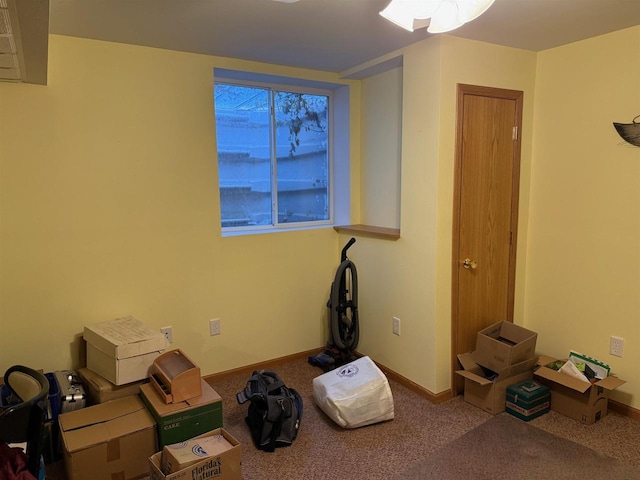 1080 Jaystone Ter, Waterloo, WI 53594 - interior space featuring carpet and baseboards