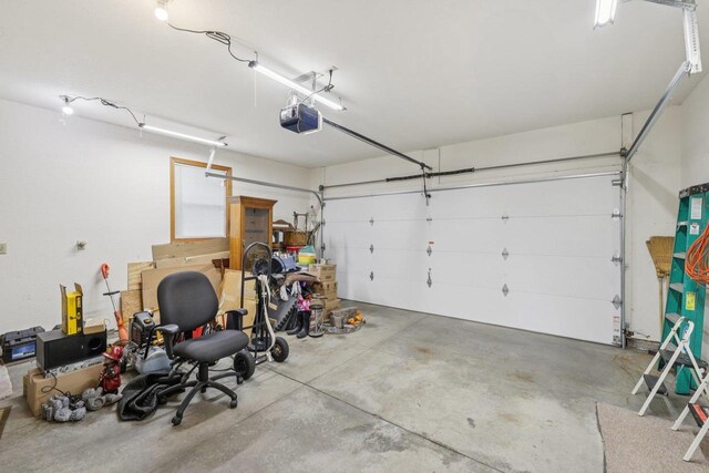 1080 Jaystone Ter, Waterloo, WI 53594 - garage featuring a garage door opener