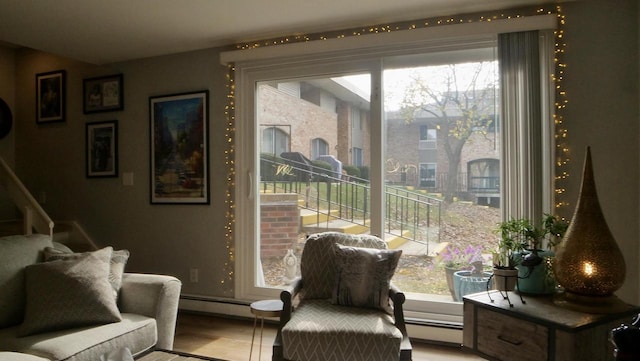 view of sitting room