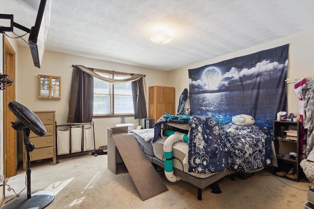 bedroom with carpet flooring