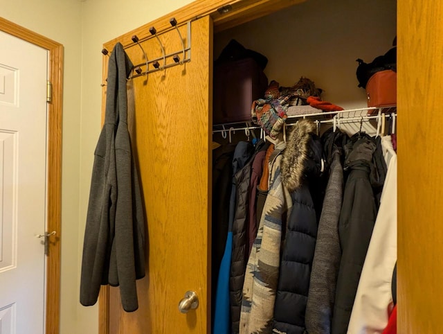 view of closet