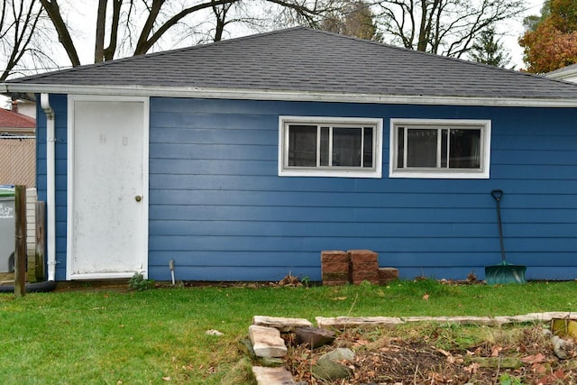 view of outbuilding