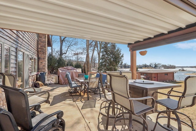 view of patio / terrace with outdoor dining space