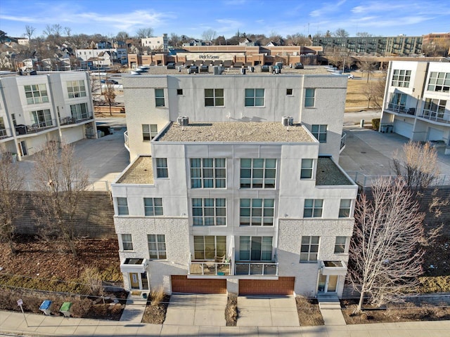 view of property with a residential view