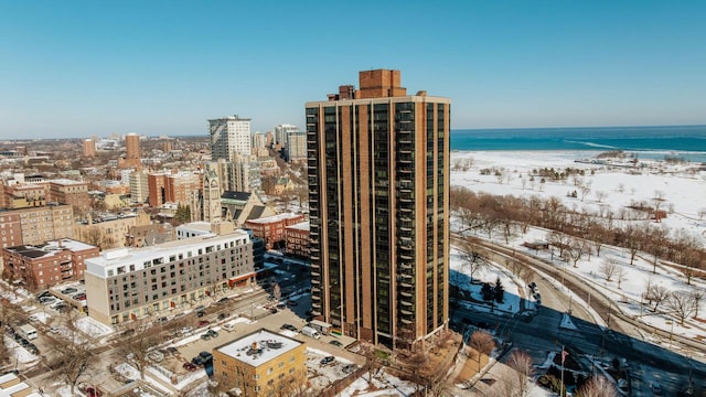 city view featuring a water view