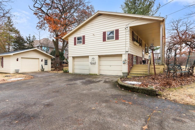 442 Forest Dr, Fontana, WI 53125 - view of side of property with brick siding