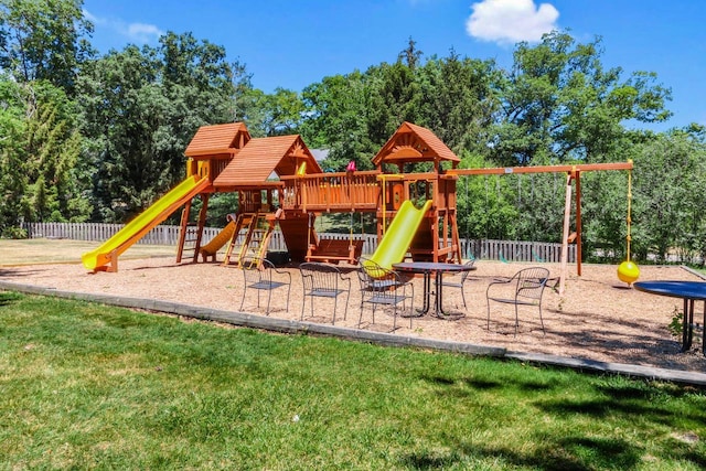 442 Forest Dr, Fontana, WI 53125 - view of community playground
