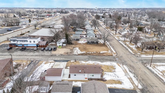 birds eye view of property featuring a residential view