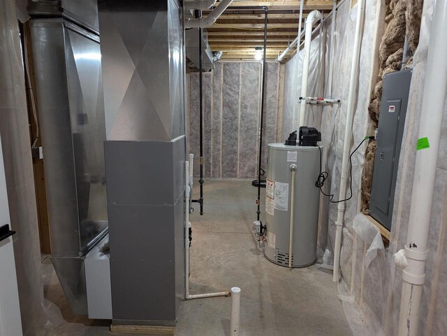 E11617 Pen-Marc Ct, Baraboo, WI 53913 - utilities with gas water heater, electric panel, and heating unit