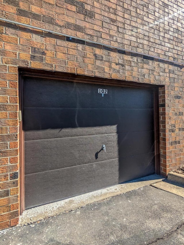 exterior details with brick siding