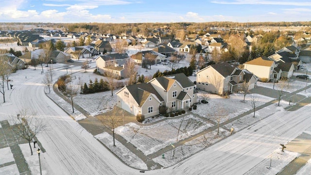 birds eye view of property featuring a residential view