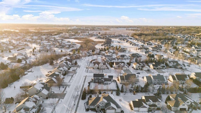 aerial view featuring a residential view