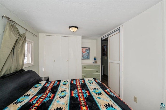 bedroom with a closet