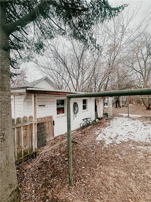 exterior space with fence