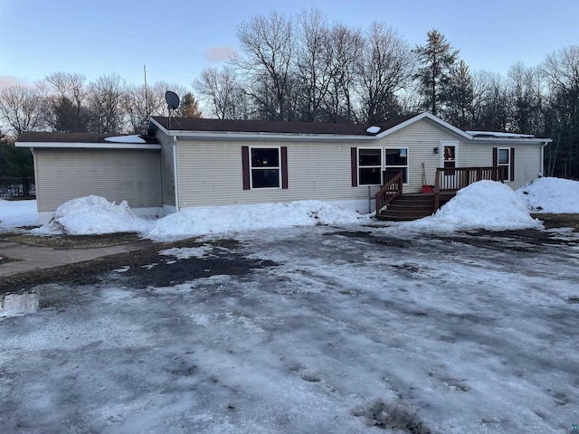 view of manufactured / mobile home