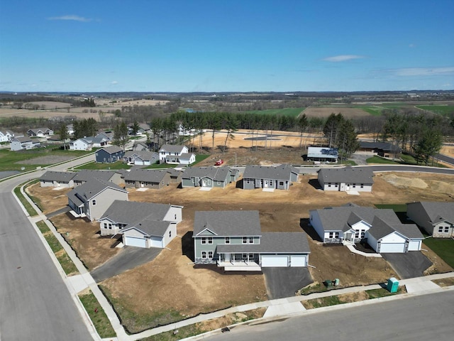 birds eye view of property featuring a residential view