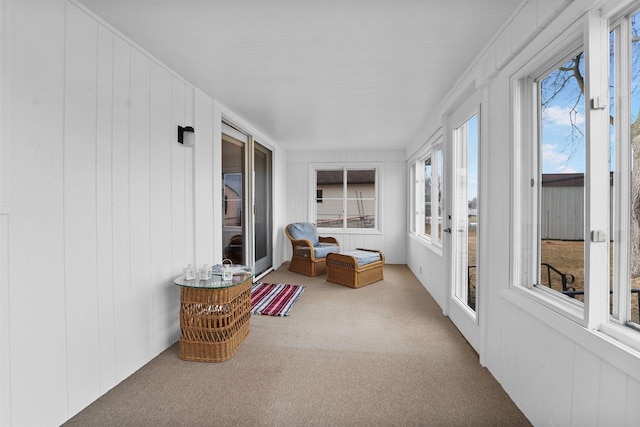 N8648 Linden Beach Rd, Fond Du Lac, WI 54937 - sunroom with carpet flooring