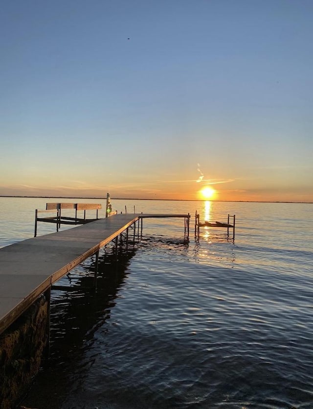 N8648 Linden Beach Rd, Fond Du Lac, WI 54937 - dock featuring a water view
