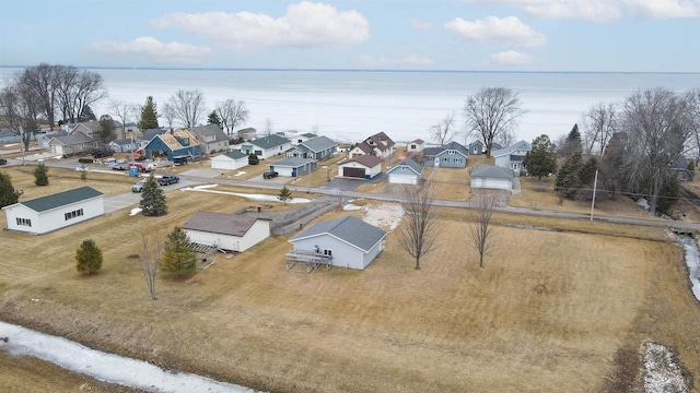 N8648 Linden Beach Rd, Fond Du Lac, WI 54937 - aerial view of residential area with a nearby body of water