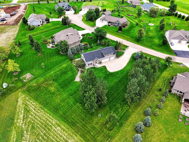 birds eye view of property featuring a residential view