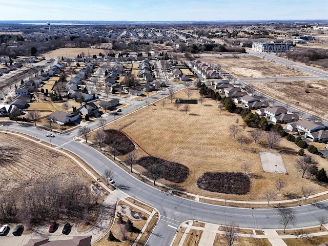 drone / aerial view featuring a residential view