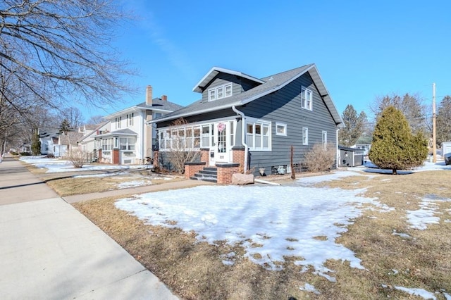 view of front of home