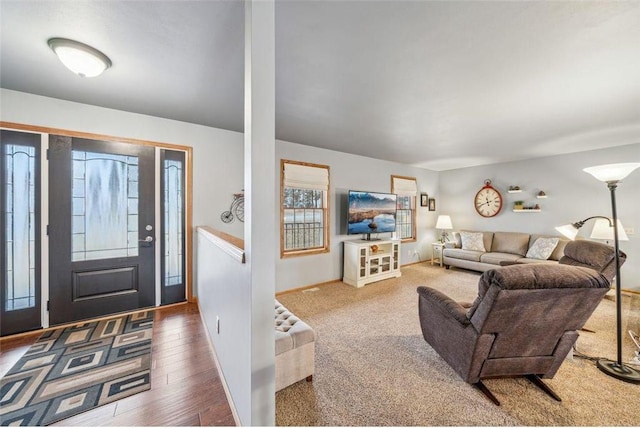 entrance foyer featuring baseboards