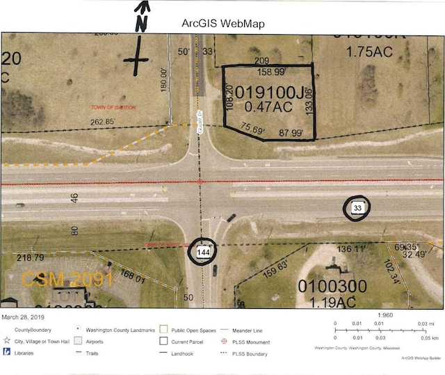 LT0 State Highway 33 W, West Bend WI, 53090 land for sale