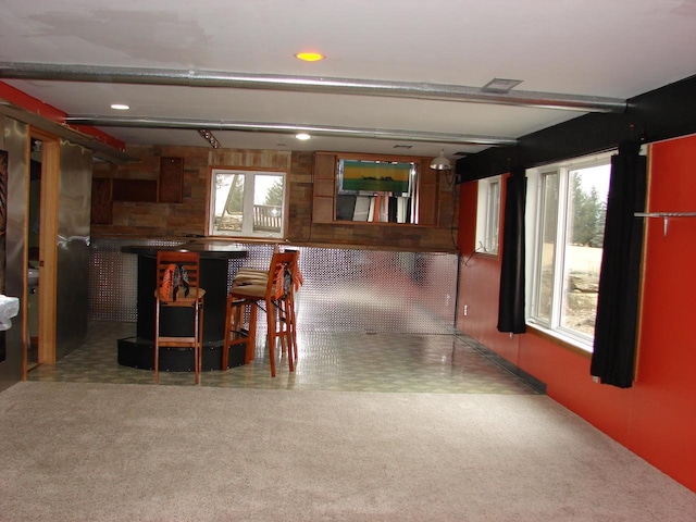 interior space with carpet