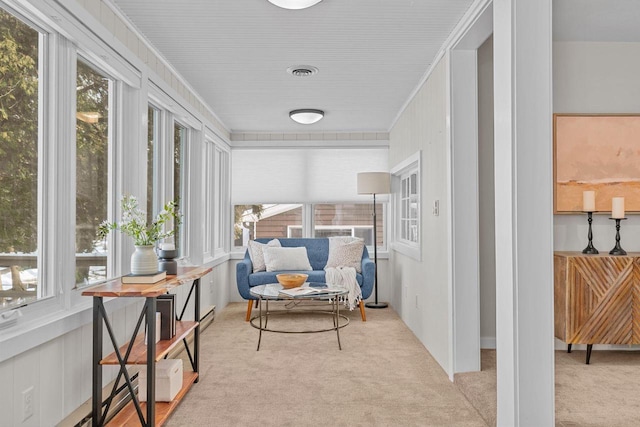 704 Fromm Ln, Elkhart Lake, WI 53020 - sunroom featuring carpet floors and healthy amount of natural light
