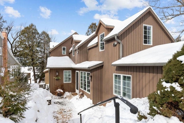 704 Fromm Ln, Elkhart Lake, WI 53020 - view of front of house with central air condition unit