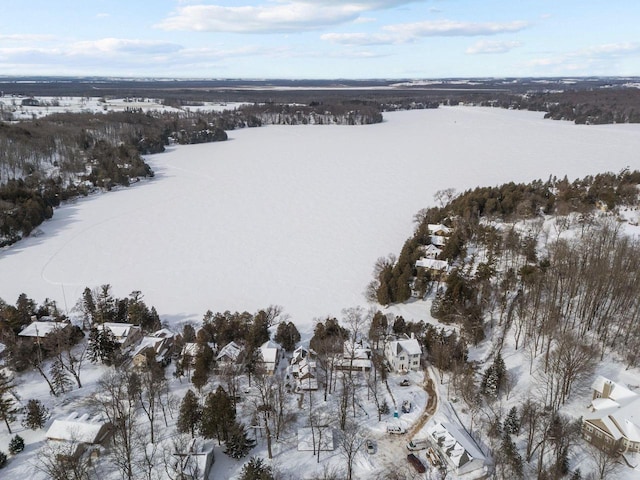 704 Fromm Ln, Elkhart Lake, WI 53020 - view of snowy aerial view